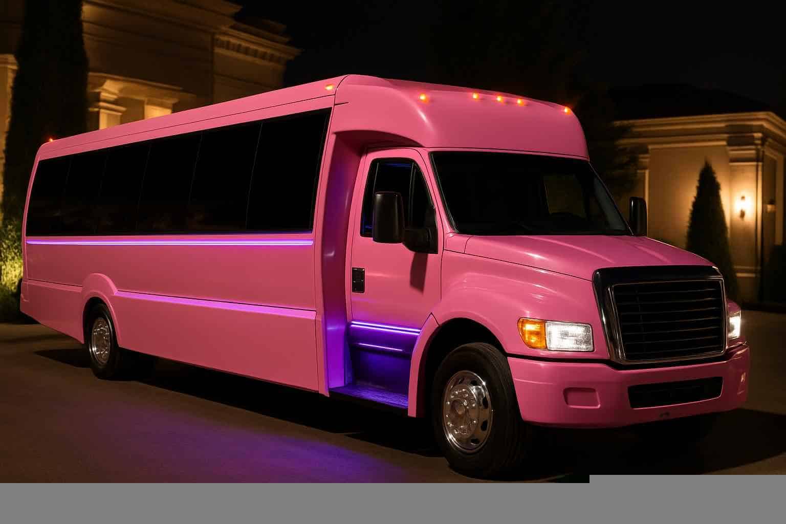 Pink Party Bus Service Missouri City TX