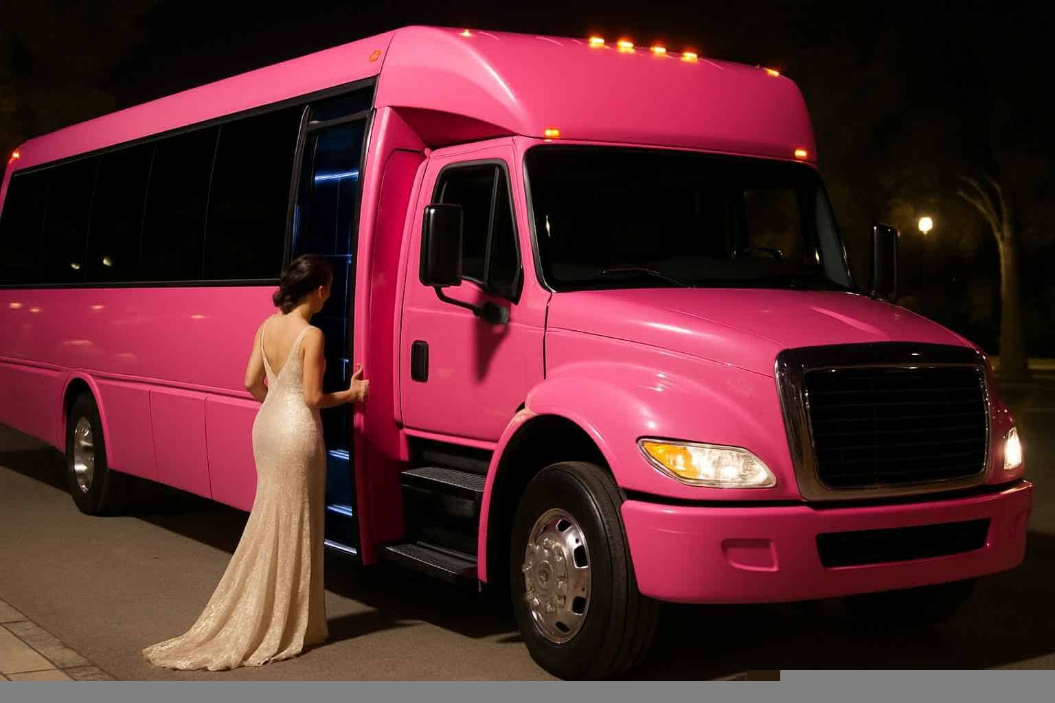 Pink Party Bus Service Pasadena TX