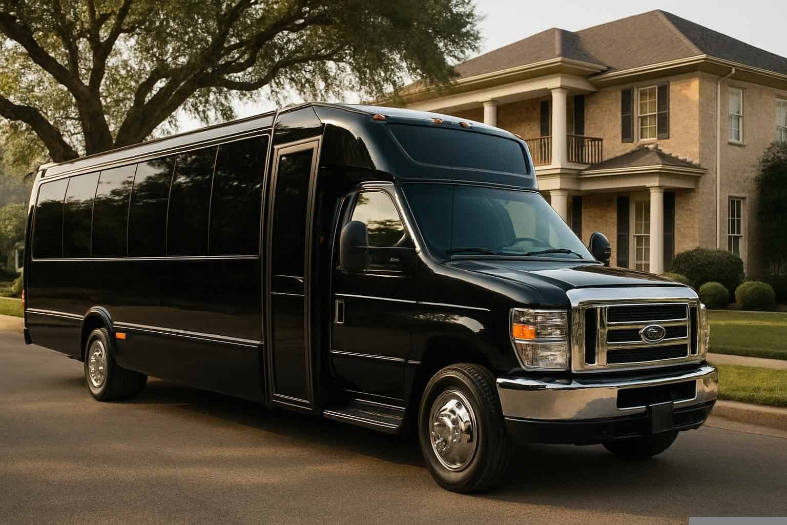 Shuttle Bus Rental in League City Texas