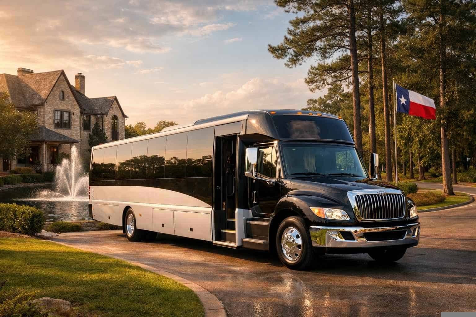 Shuttle Bus Rental in Spring Texas