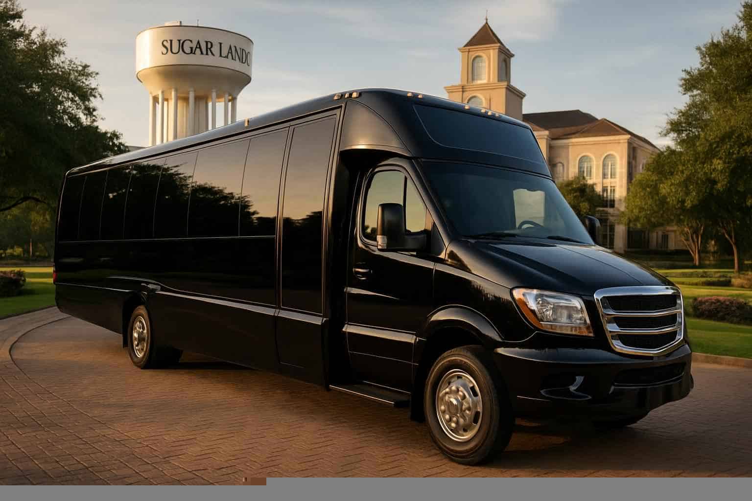 Shuttle Bus Rental in Sugar Land Texas