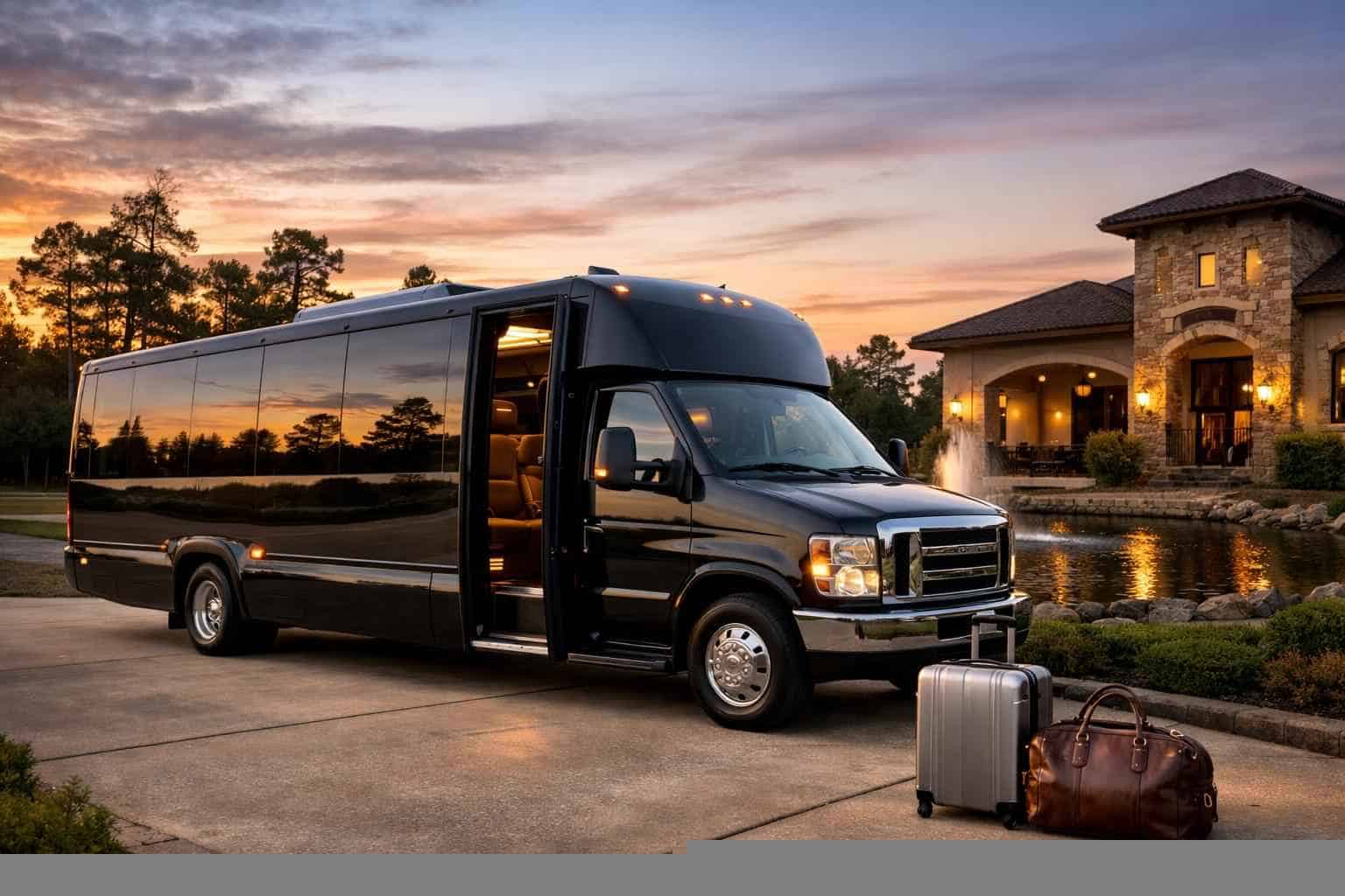 Shuttle Bus Rental Near Me Cypress TX