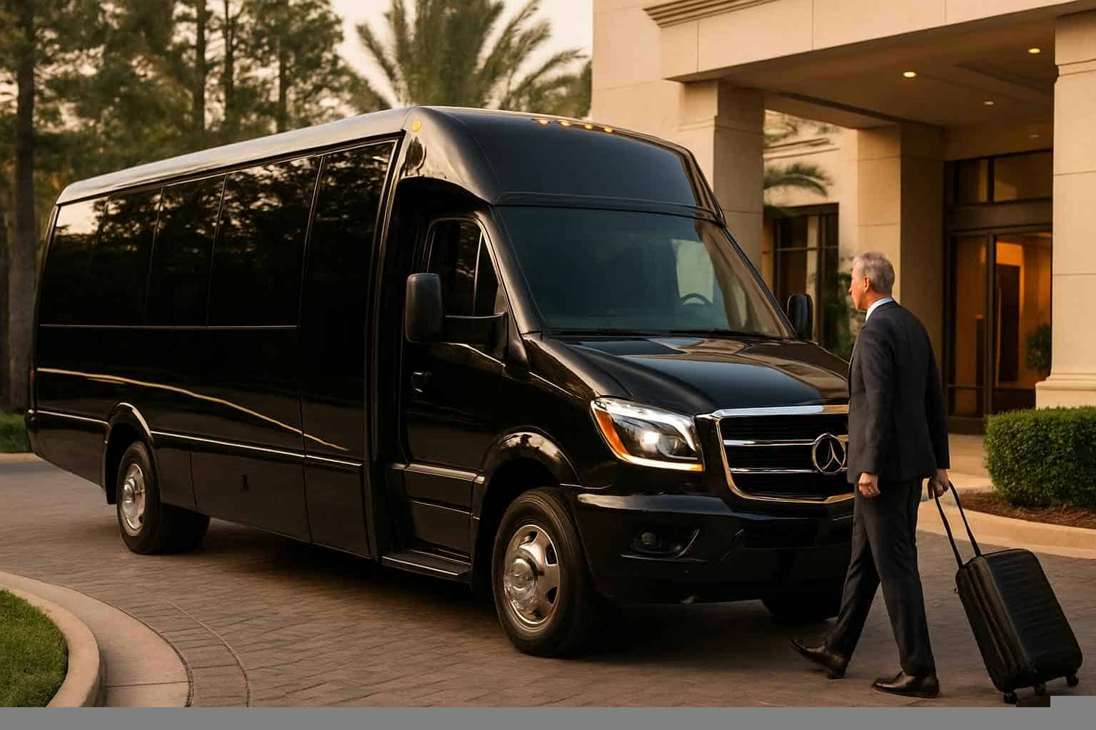 Shuttle Bus Service The Woodlands TX