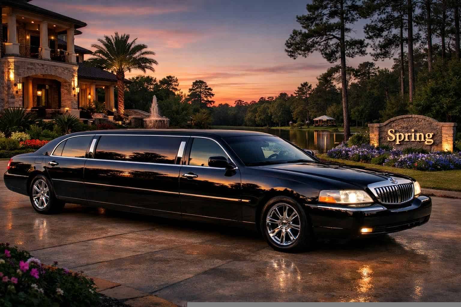 Spring Texas Black Limo Rental