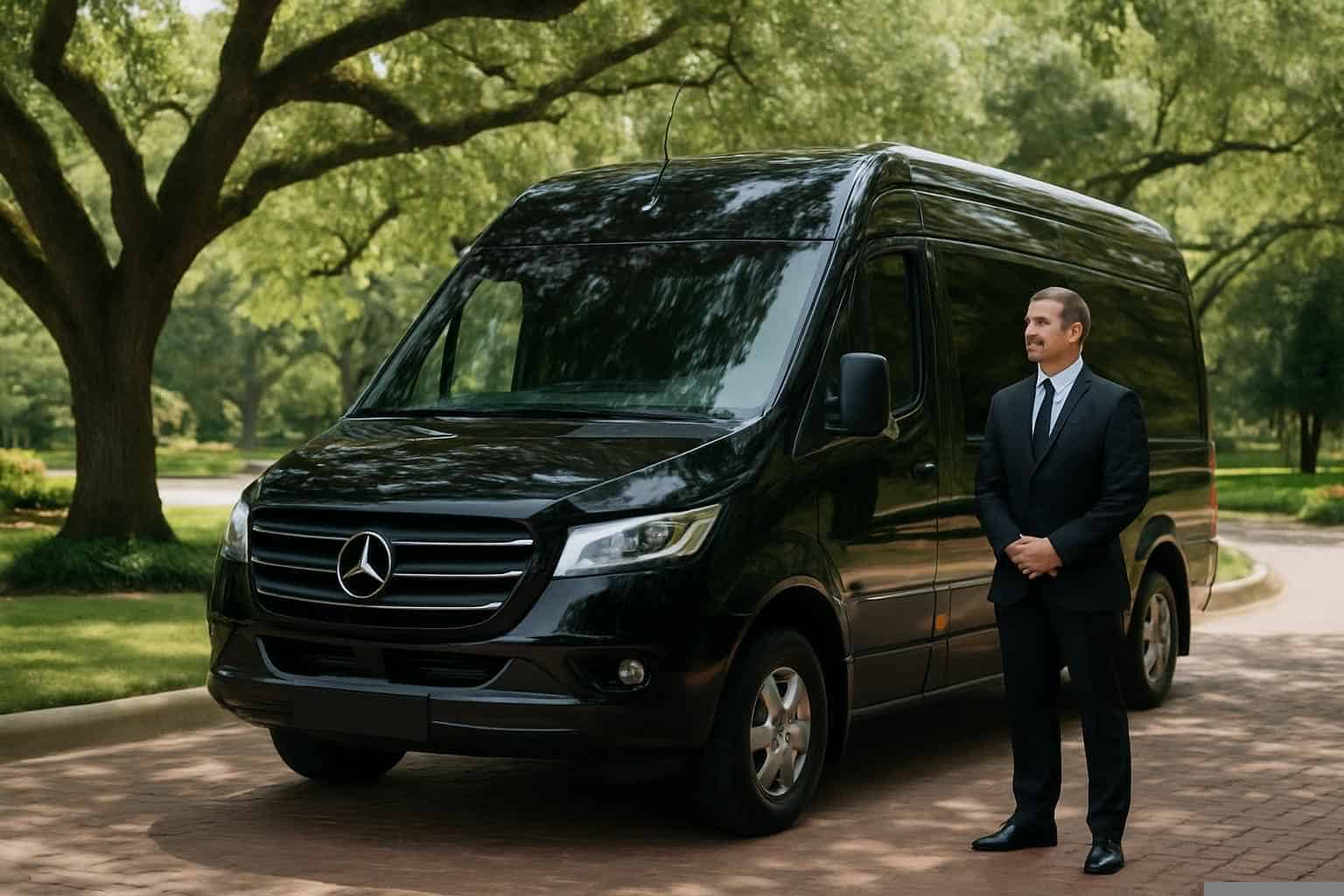 Spring Texas Sprinter Van Rental with Driver