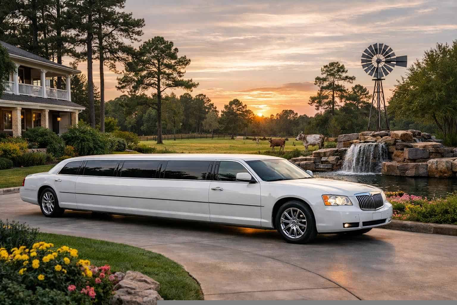 Spring Texas White Limo Rental