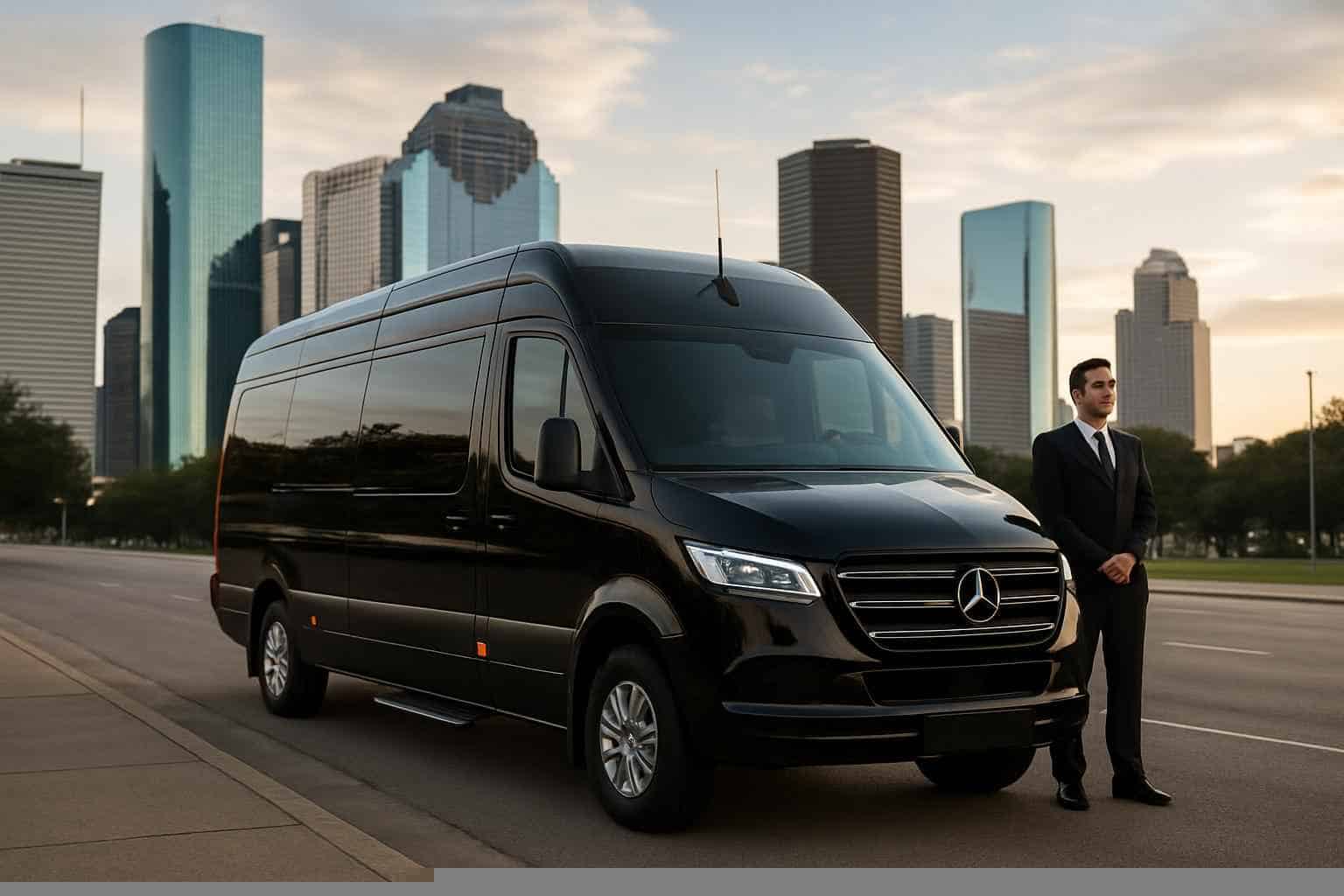 Sprinter Van Rental With Driver Services In Houston Texas