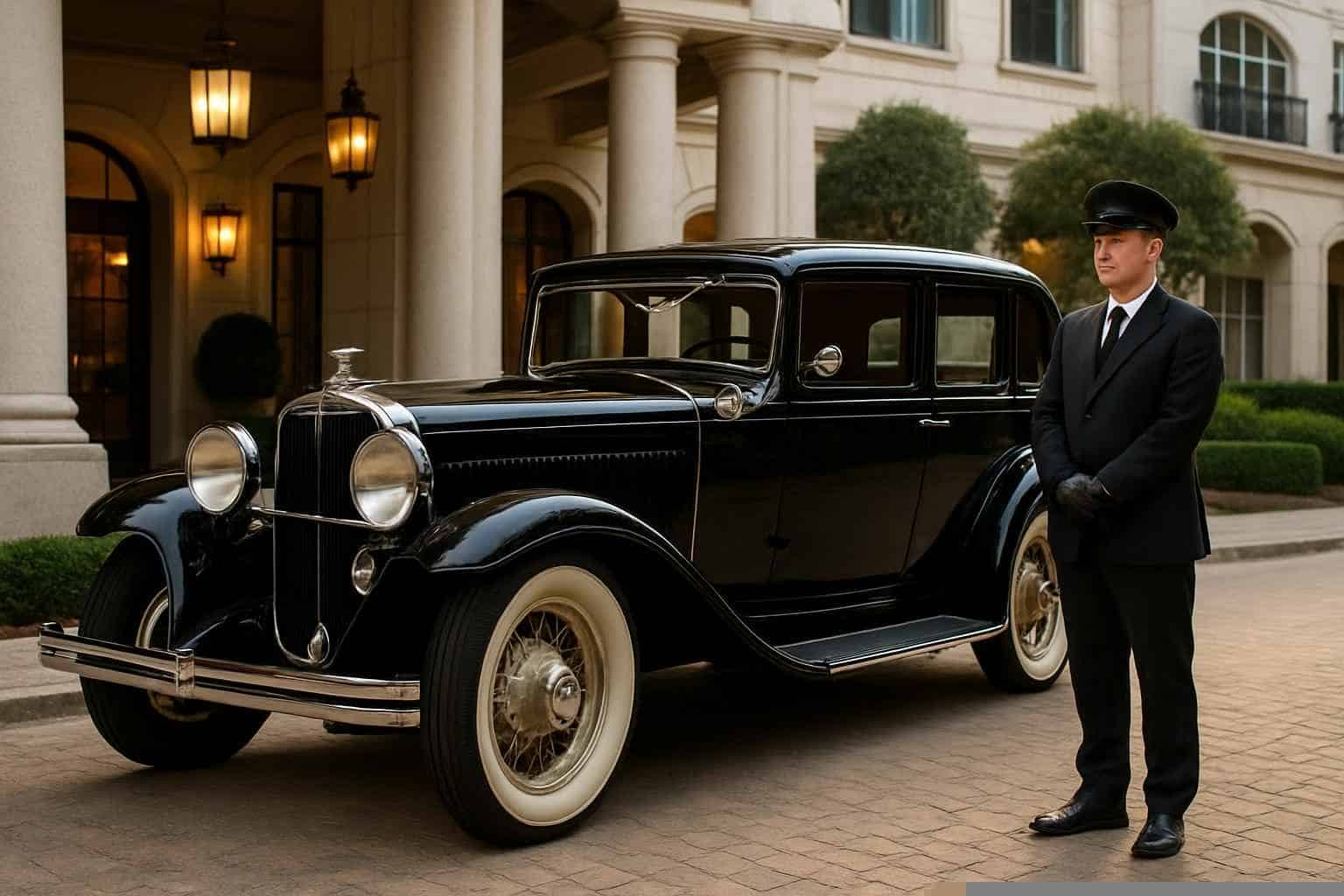 Sugar Land Texas Antique Vehicle Rental with Driver