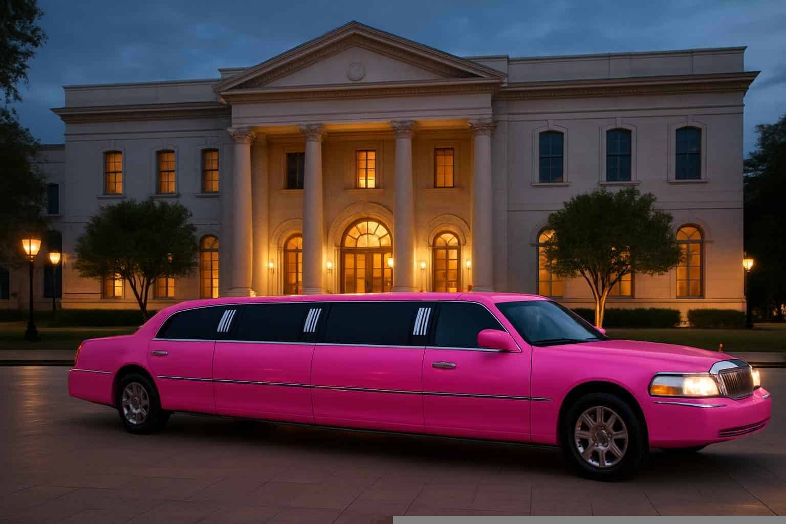 Sugar Land Texas Pink Limo Rental