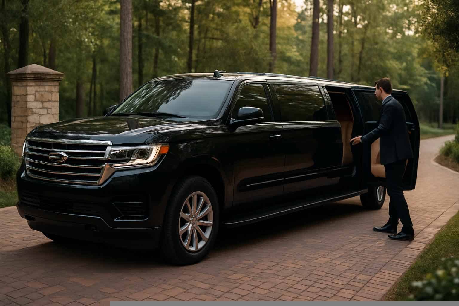 SUV Limousine Rental Near Me The Woodlands TX