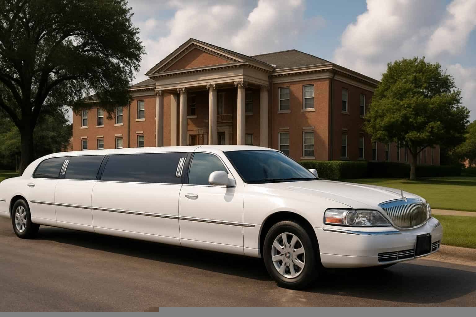 White Limo Rental in Pasadena Texas