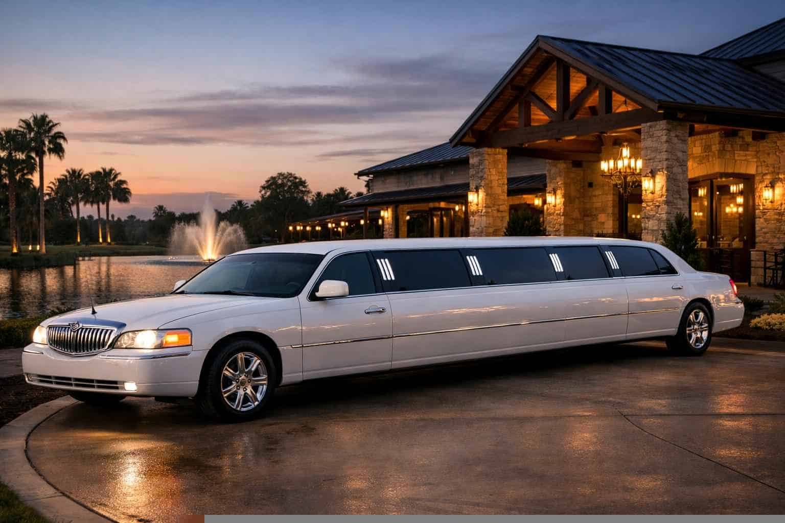 White Limo Rental Near Me Cypress TX
