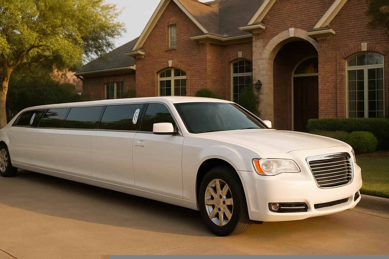 White Limo Rental Near Me Katy TX