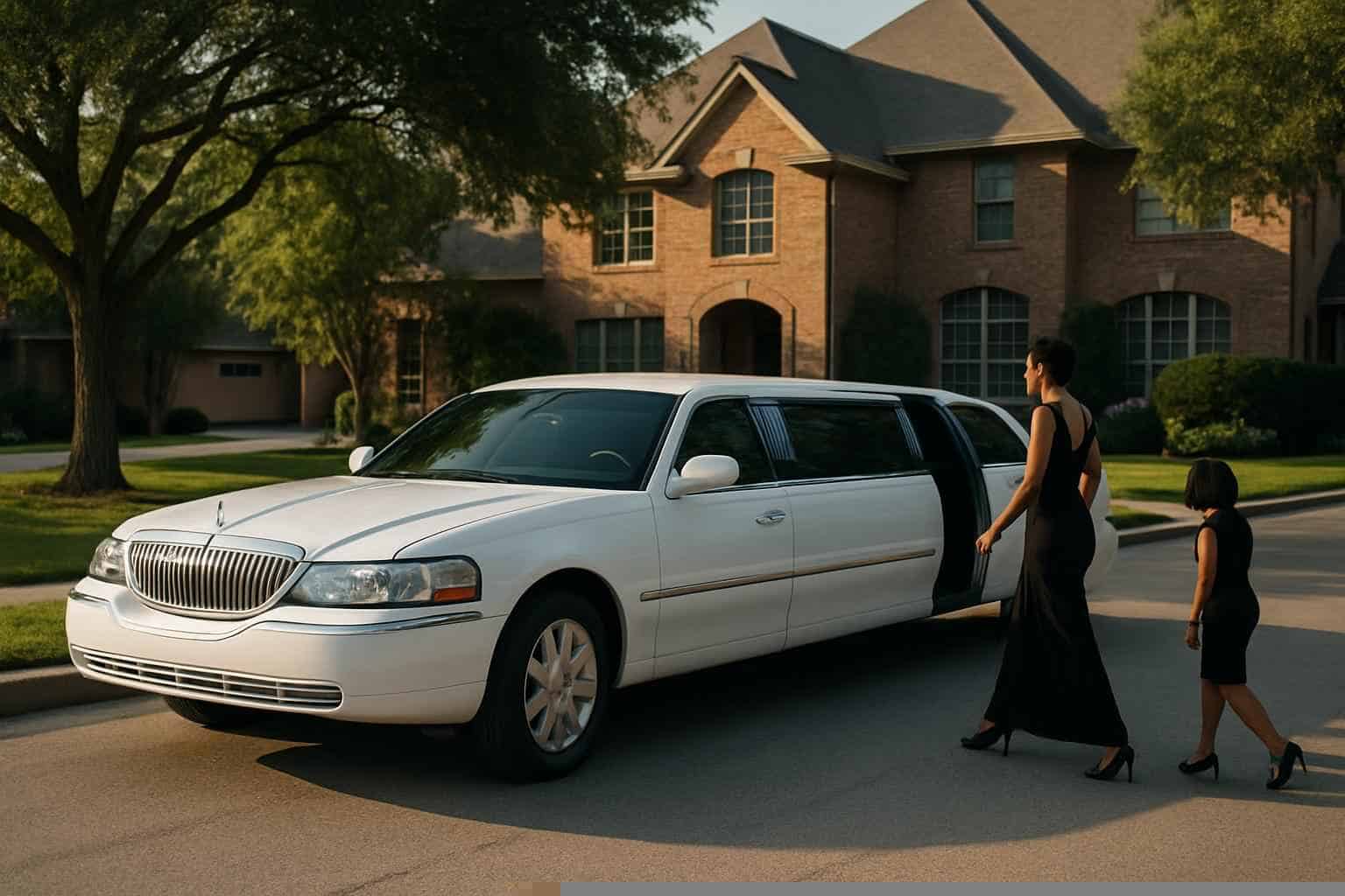 White Limo Rental Near Me Missouri City TX