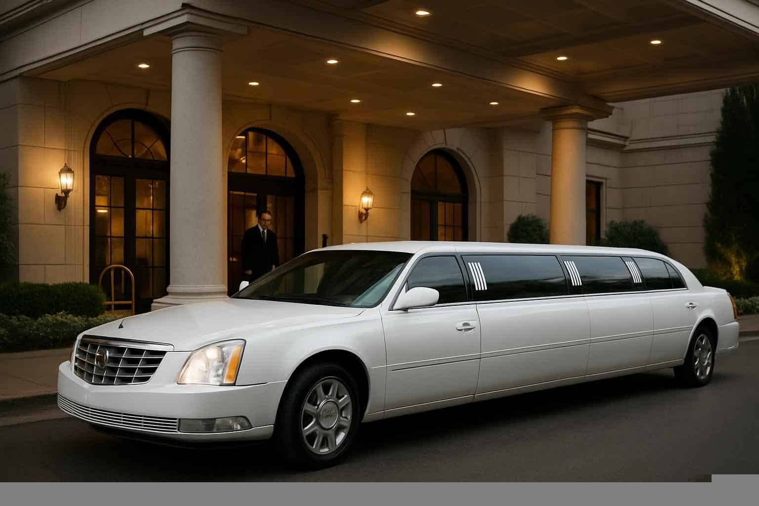 White Limo Rental Near Me Pearland TX