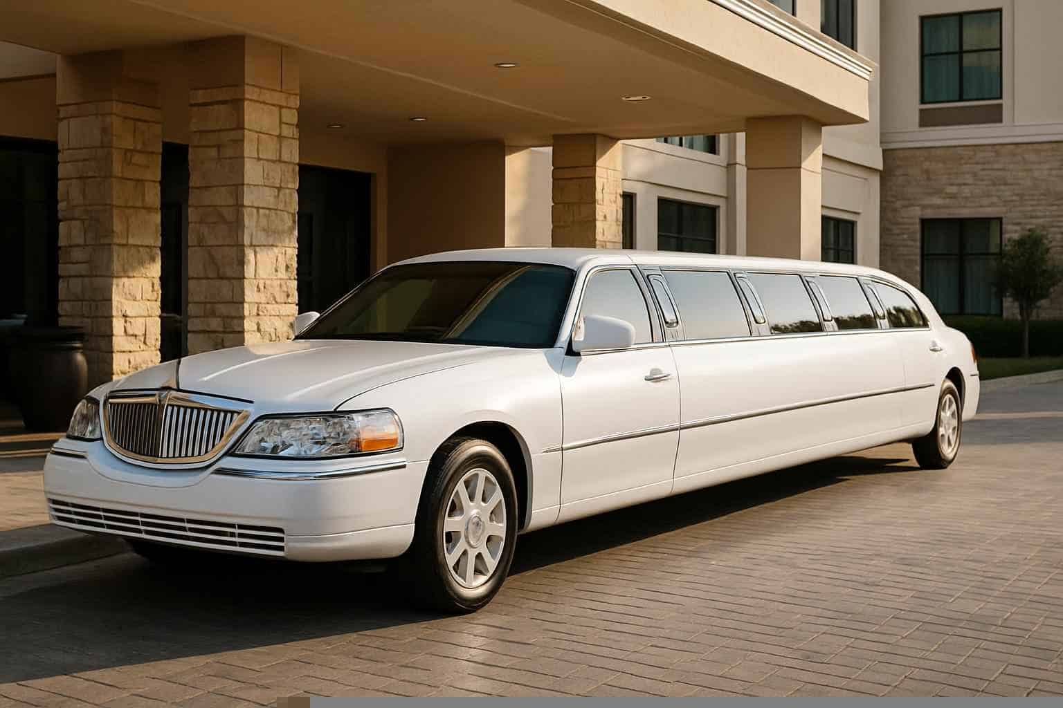 White Limo Rental Prices in Katy TX