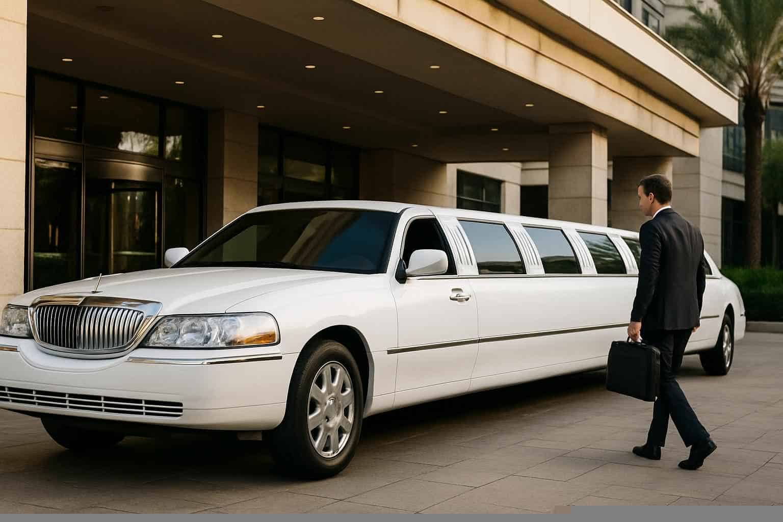 White Limo Rental Prices in League City TX