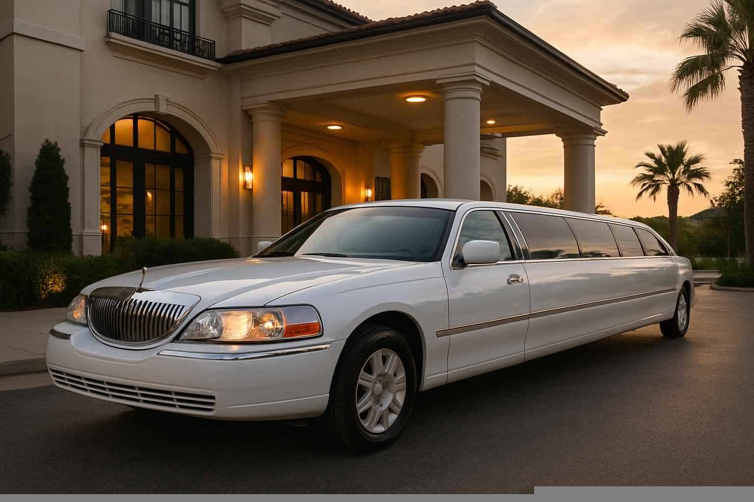 White Limo Rental Prices in Pasadena TX