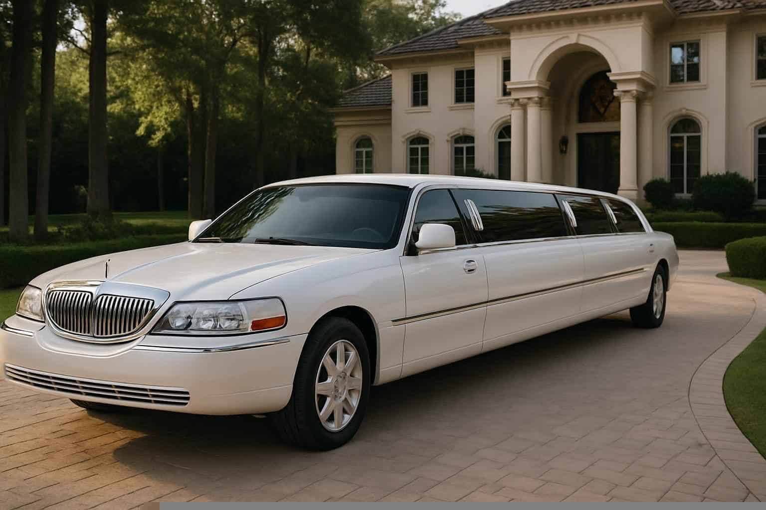 White Limo Rental Prices In The Woodlands TX