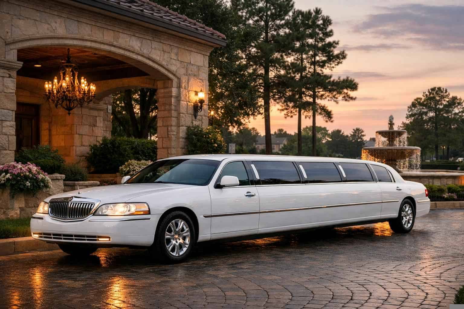 White Limo Rental Spring TX