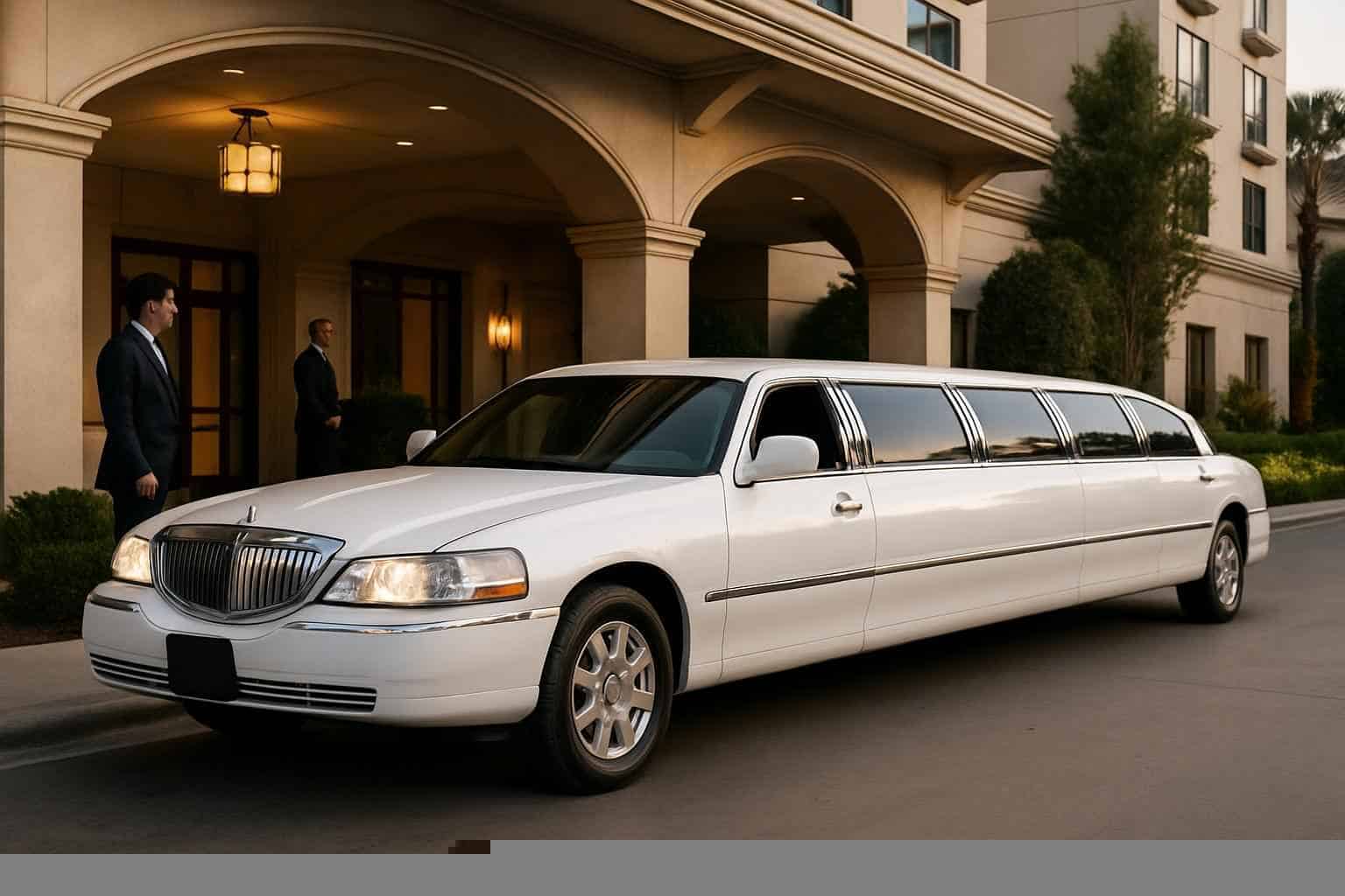 White Limo Service League City TX