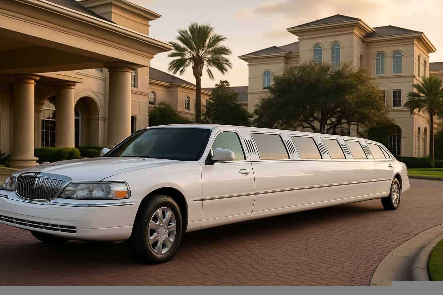 White Limousines in Pearland Texas