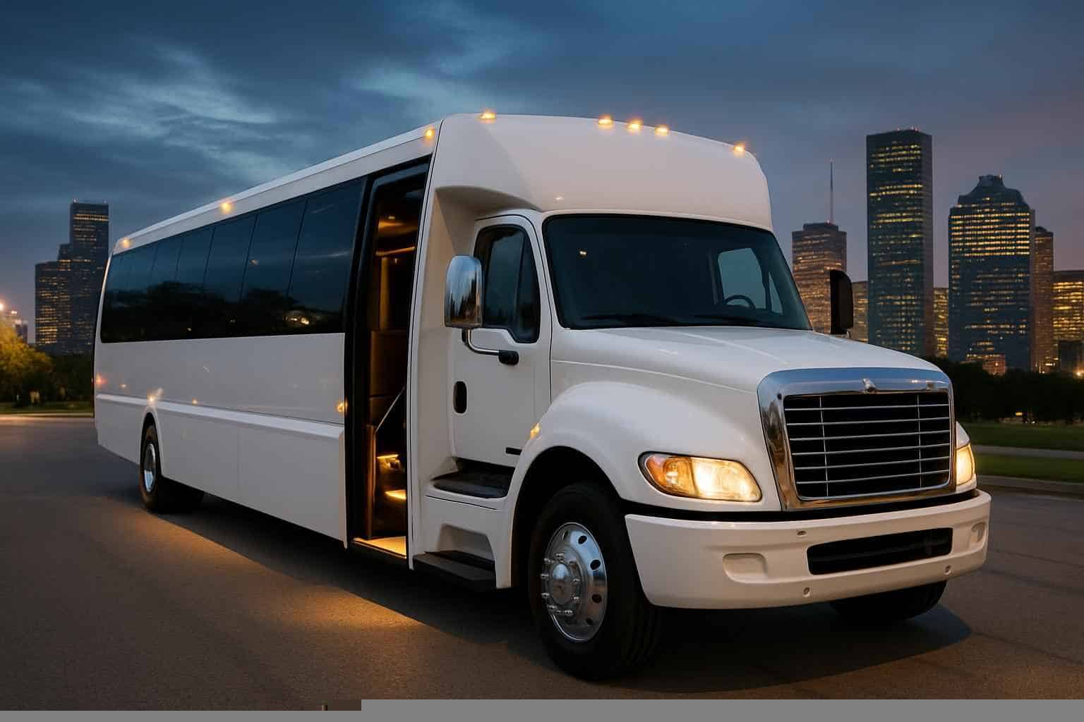 White Party Bus Rental Houston TX