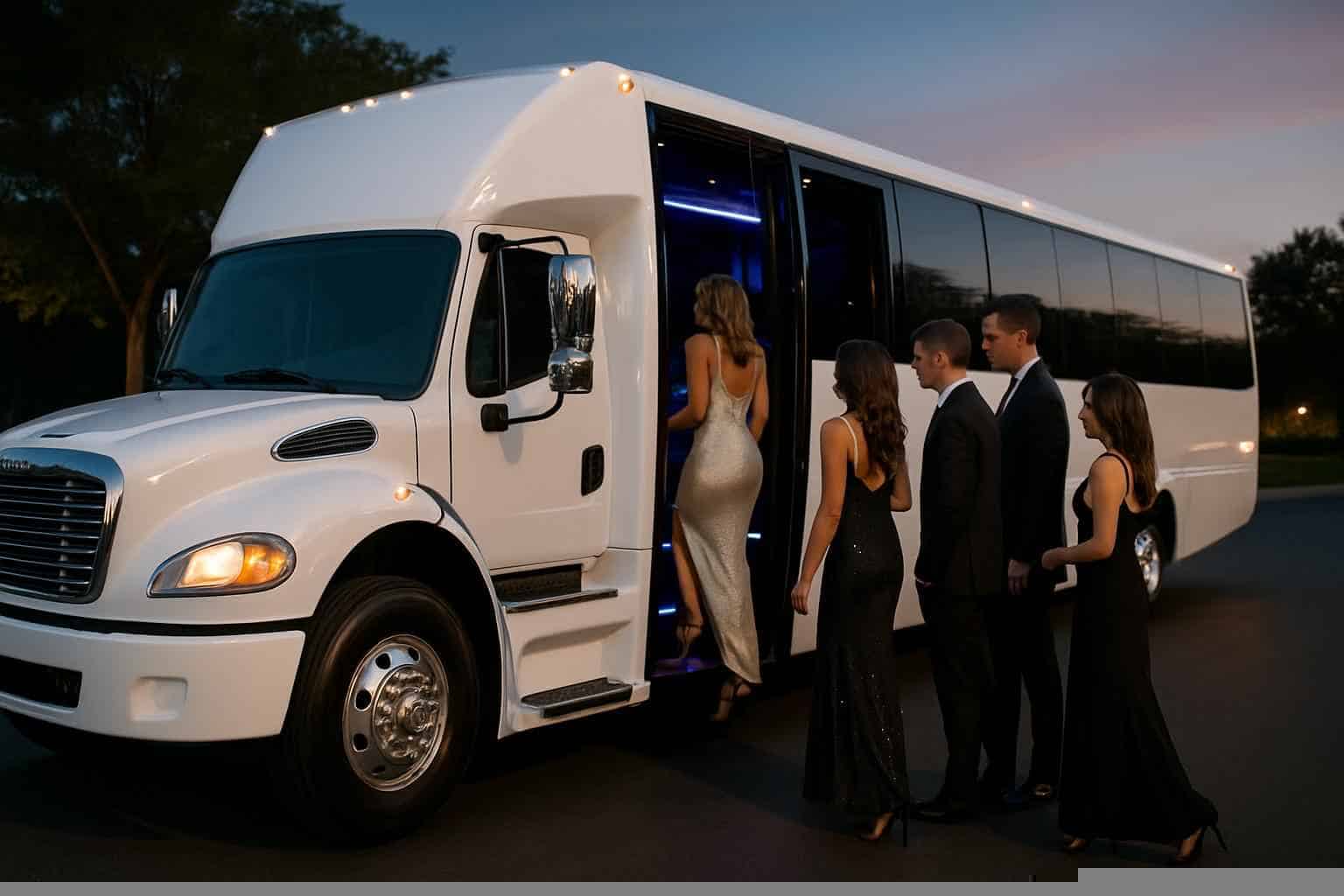 White Party Bus Service Conroe TX