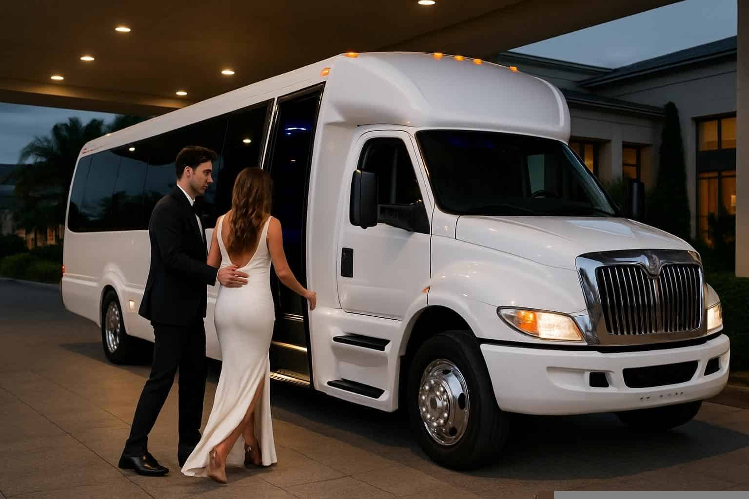 White Party Bus Service League City TX