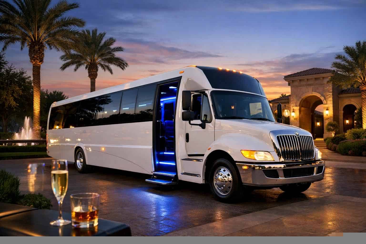 White Party Bus Service Spring TX