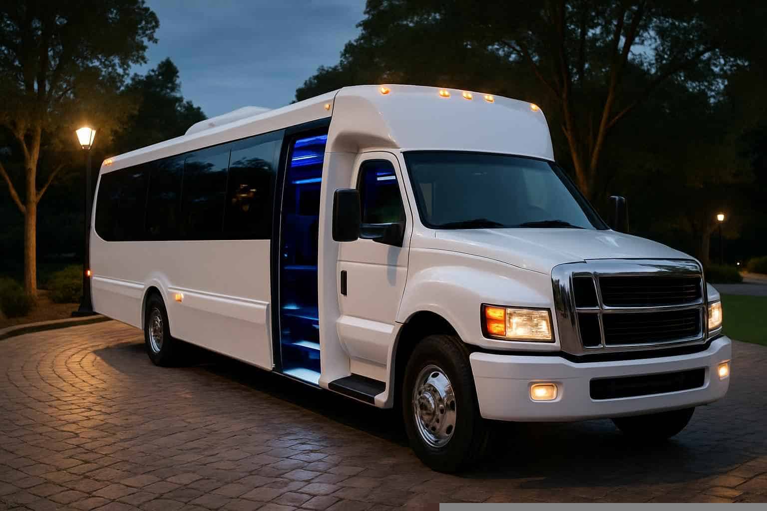 White Party Bus Service The Woodlands TX