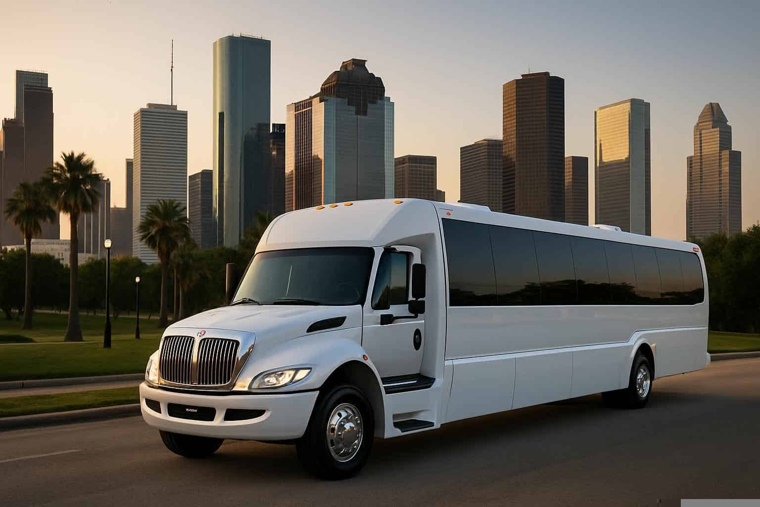 White Party Buses in Houston Texas