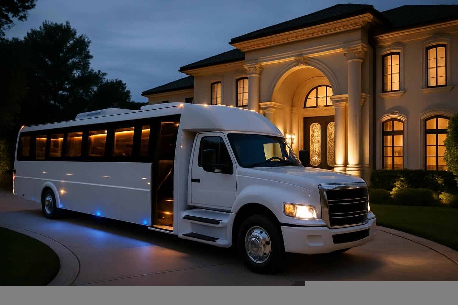 White Party Buses in Missouri City Texas