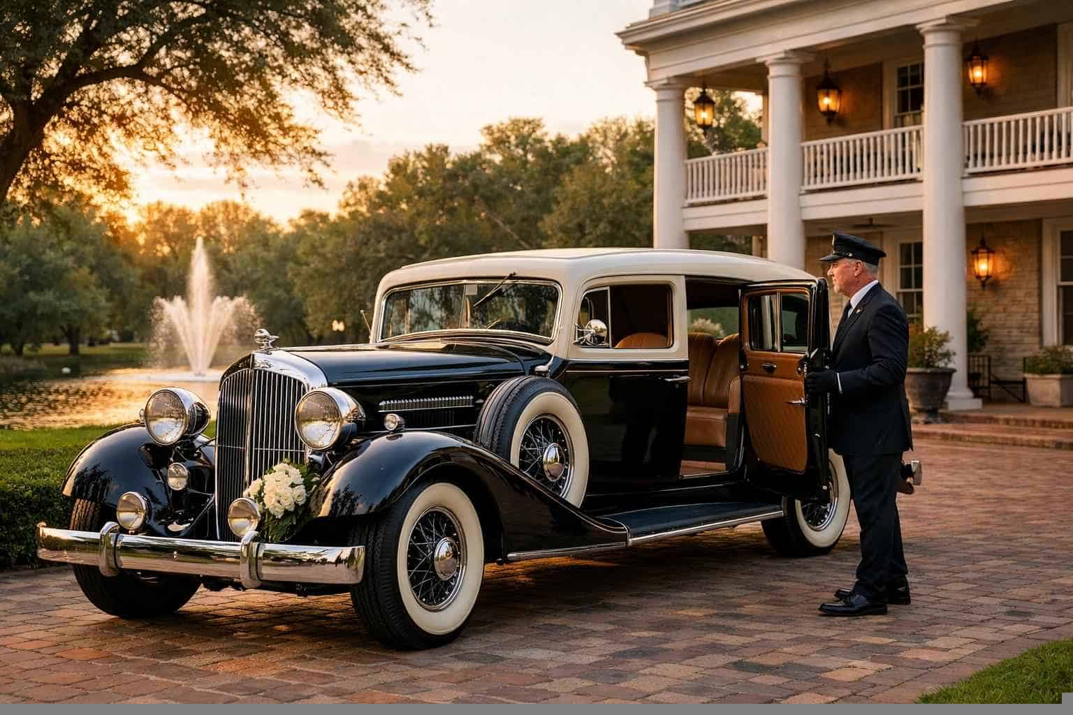 Antique Vehicle Rental with Driver Friendswood TX