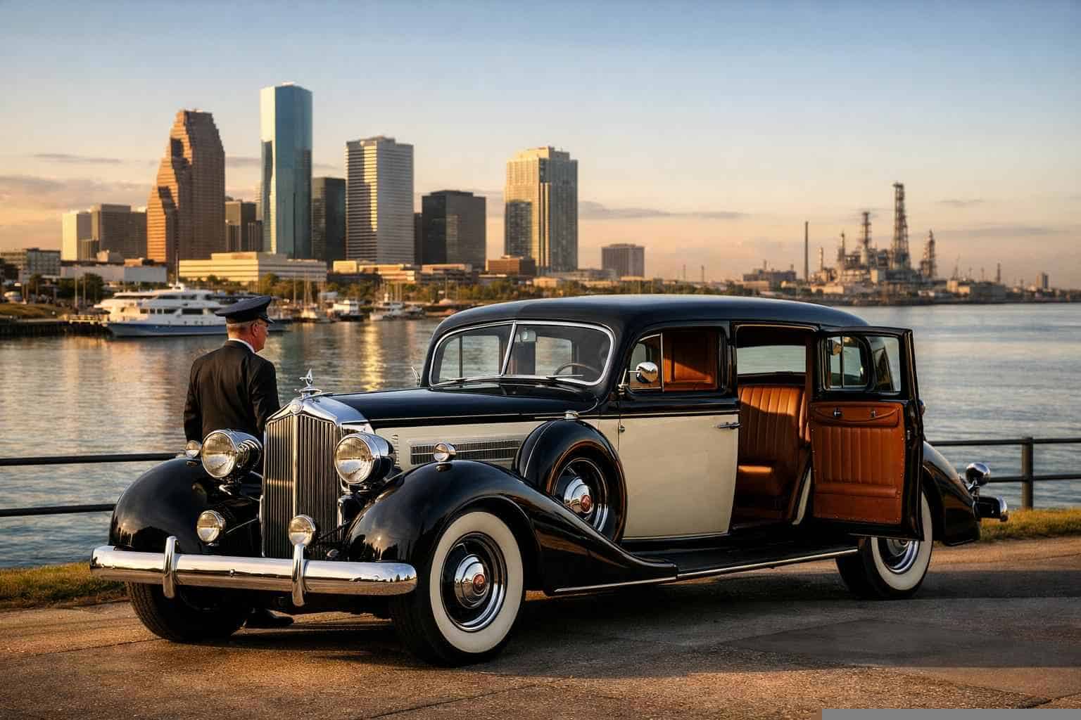 Antique Vehicle Rental with Driver in Texas City Texas