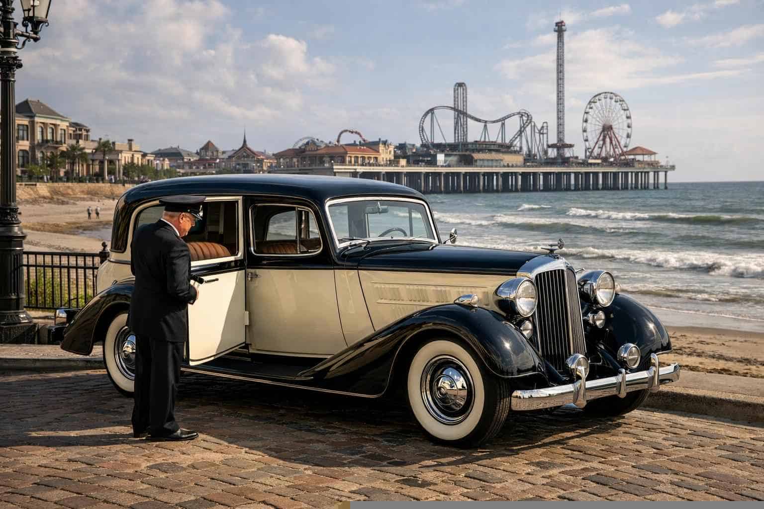 Antique Vehicle Rental with Driver Near Me Galveston TX