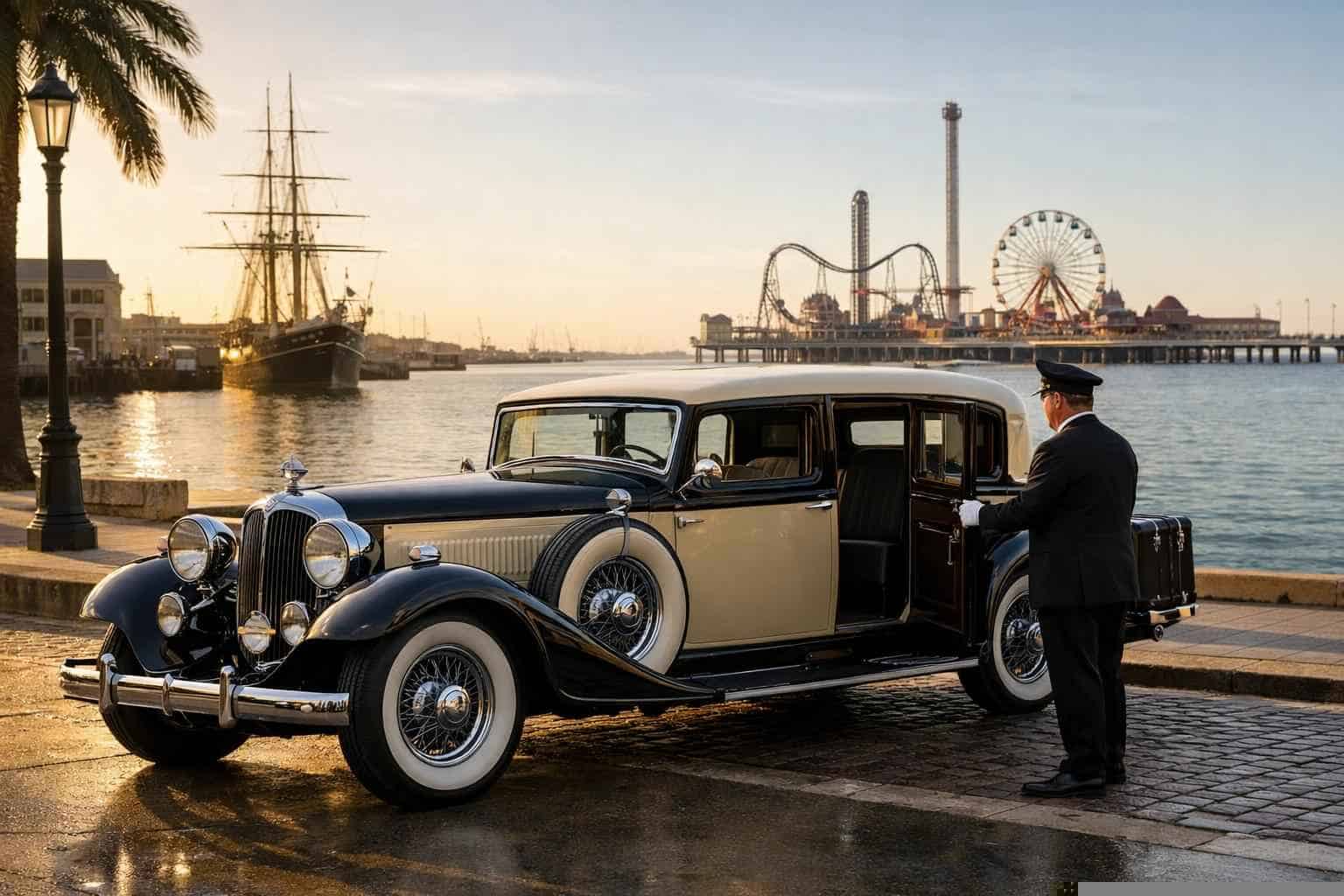 Antique Vehicle Service with Driver Galveston TX