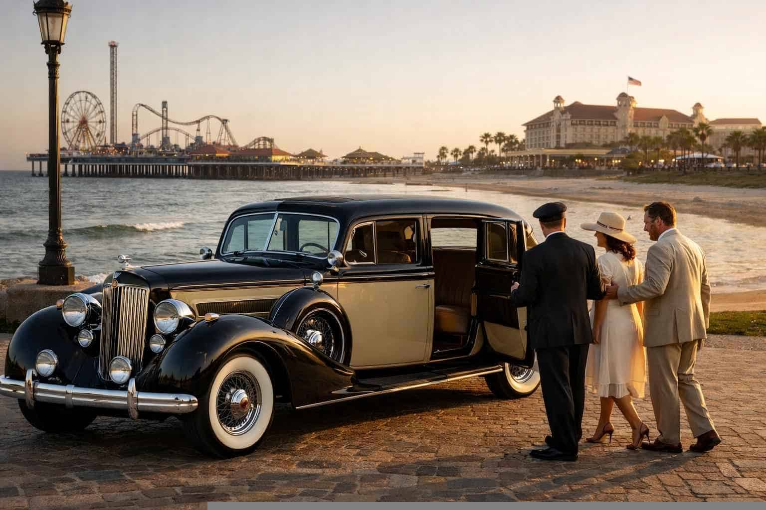 Best Antique Vehicle Rental with Driver in Galveston Texas