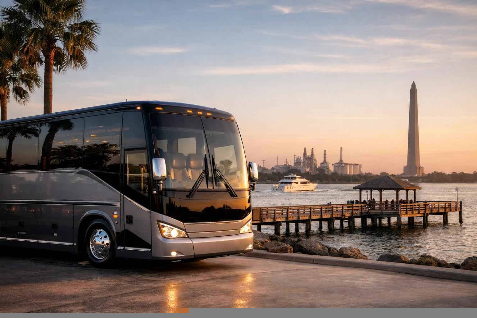 Best Charter Bus Rental in La Porte Texas