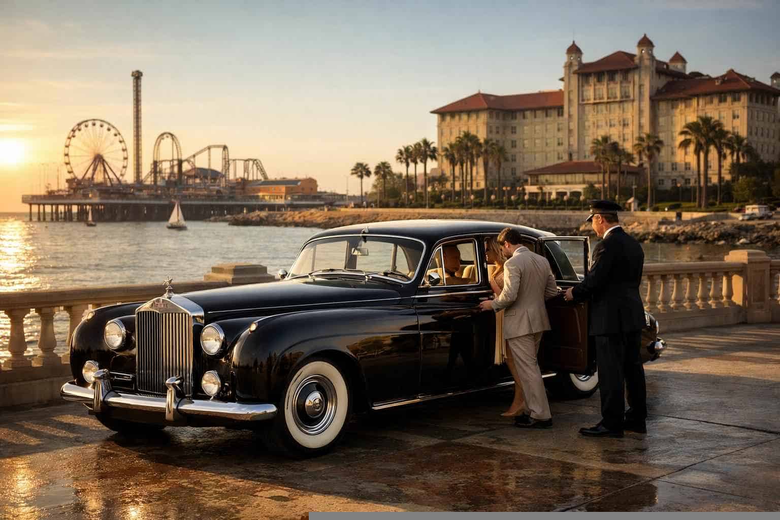 Best Classic Car Chauffeur Service In Galveston Texas