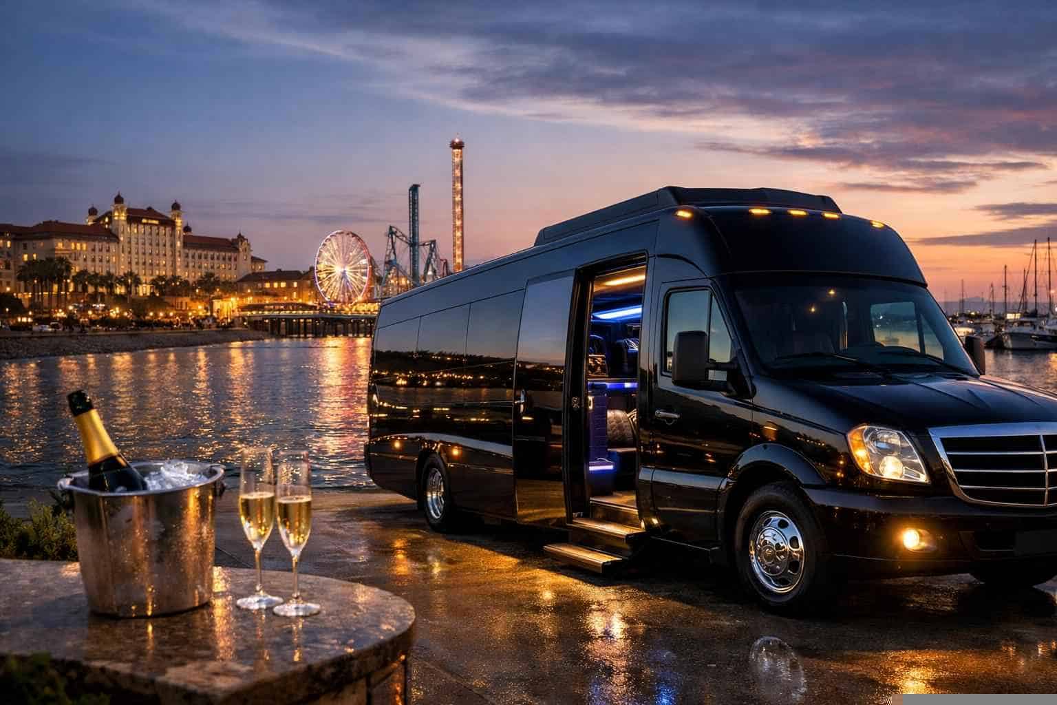 Best Limo Bus Rental in Galveston Texas