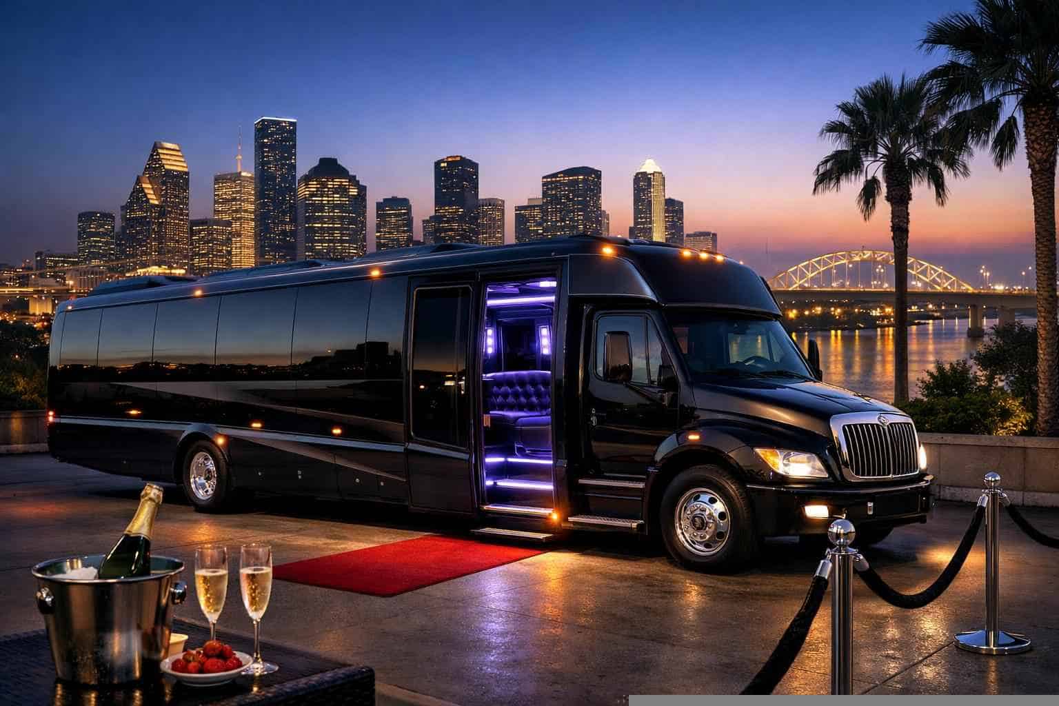 Best Limo Bus Rental in Texas City Texas
