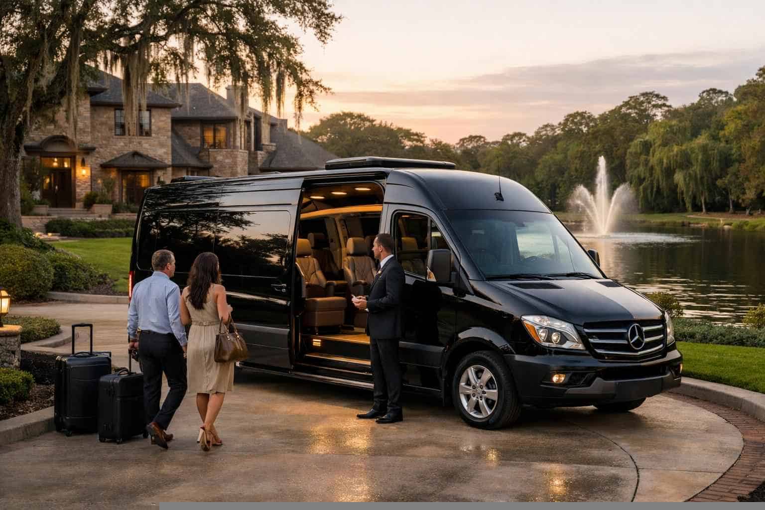 Best Passenger Van with Driver in Friendswood Texas