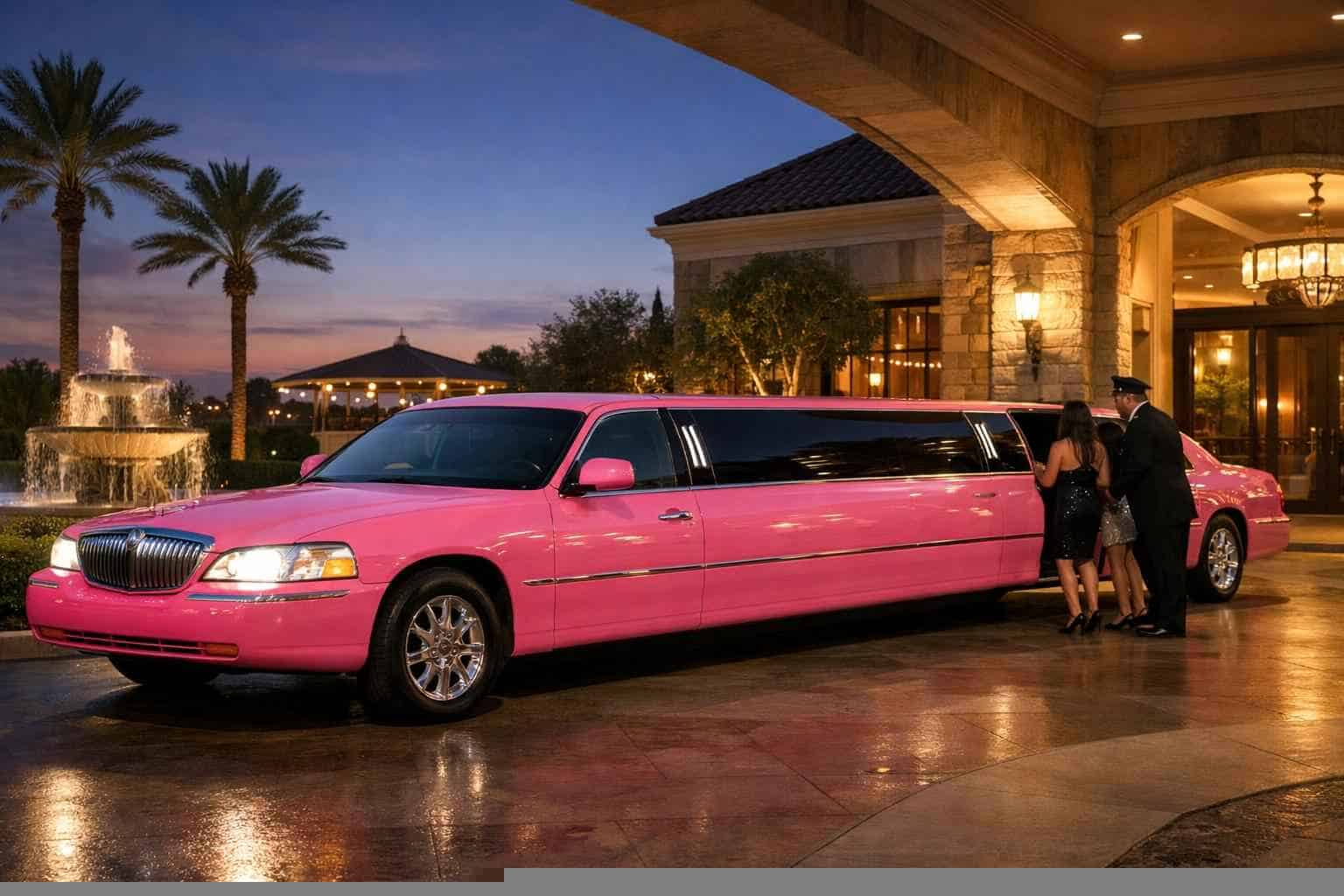 Best Pink Limo Rental In Deer Park Texas
