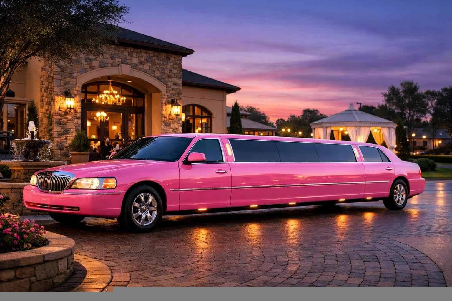 Best Pink Limo Rental in Friendswood Texas
