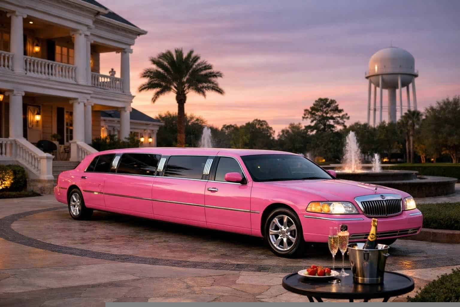 Best Pink Limo Rental In Tomball Texas