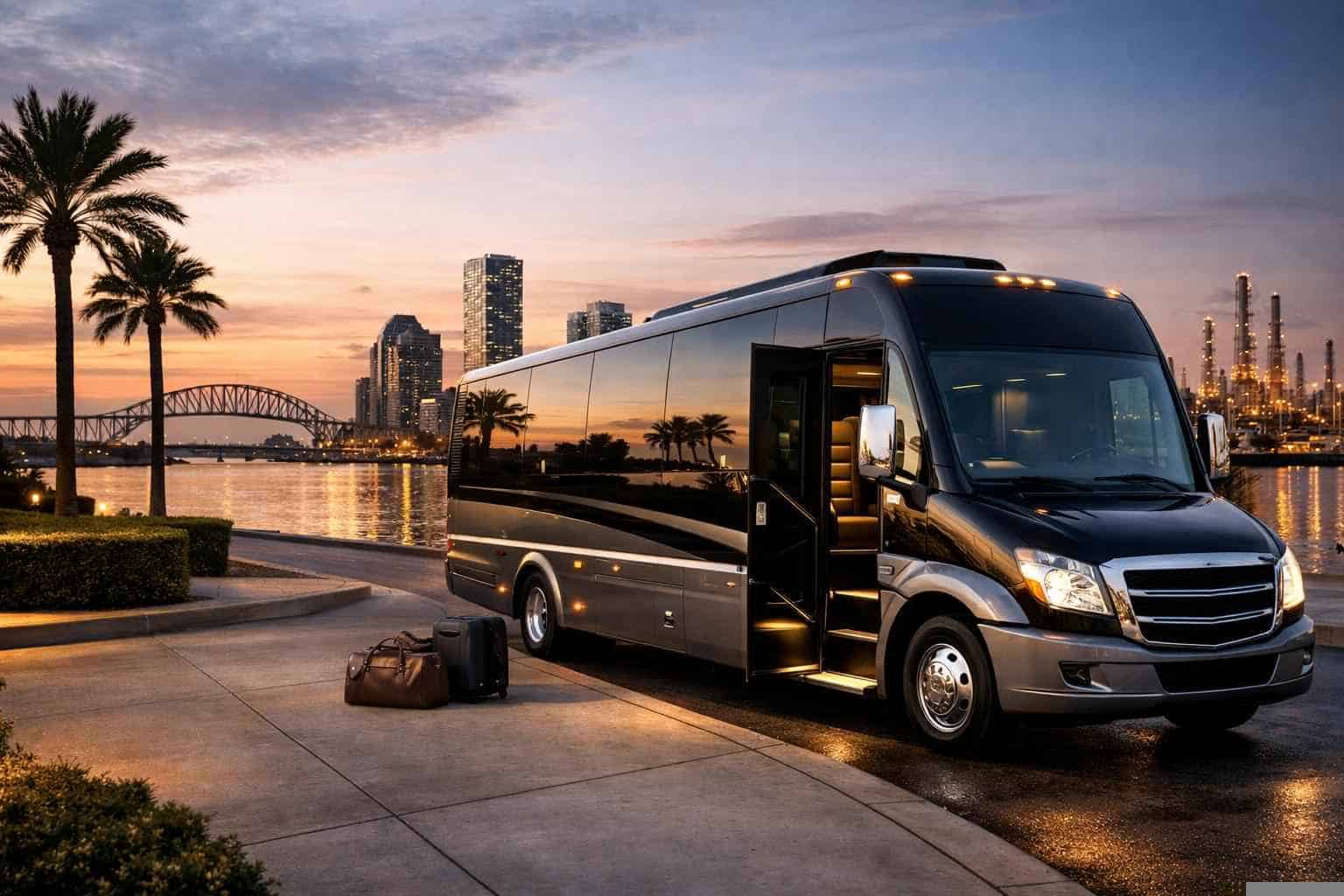 Best Shuttle Bus Rental in Texas City Texas