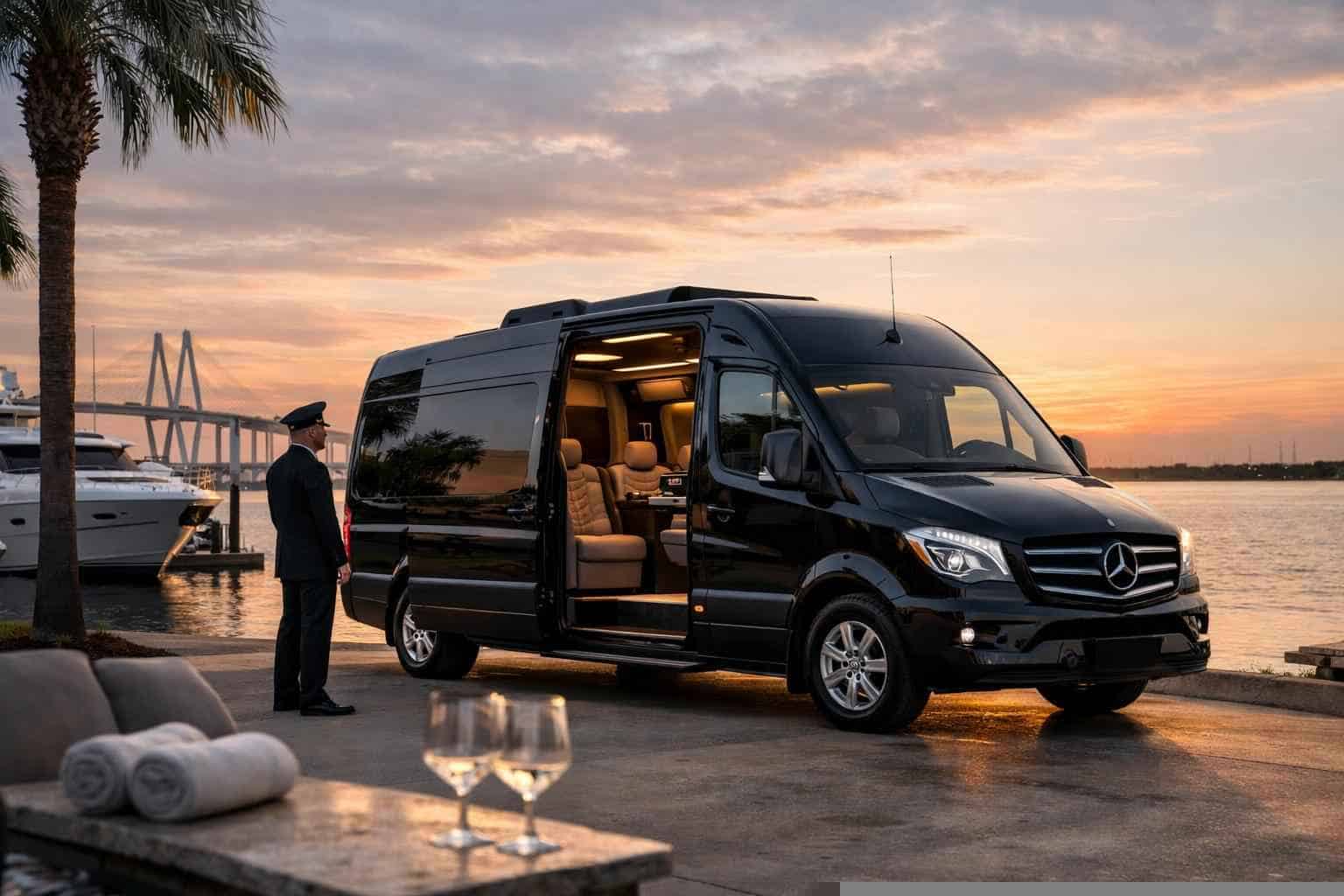 Best Sprinter Van Rental with Driver in La Porte Texas
