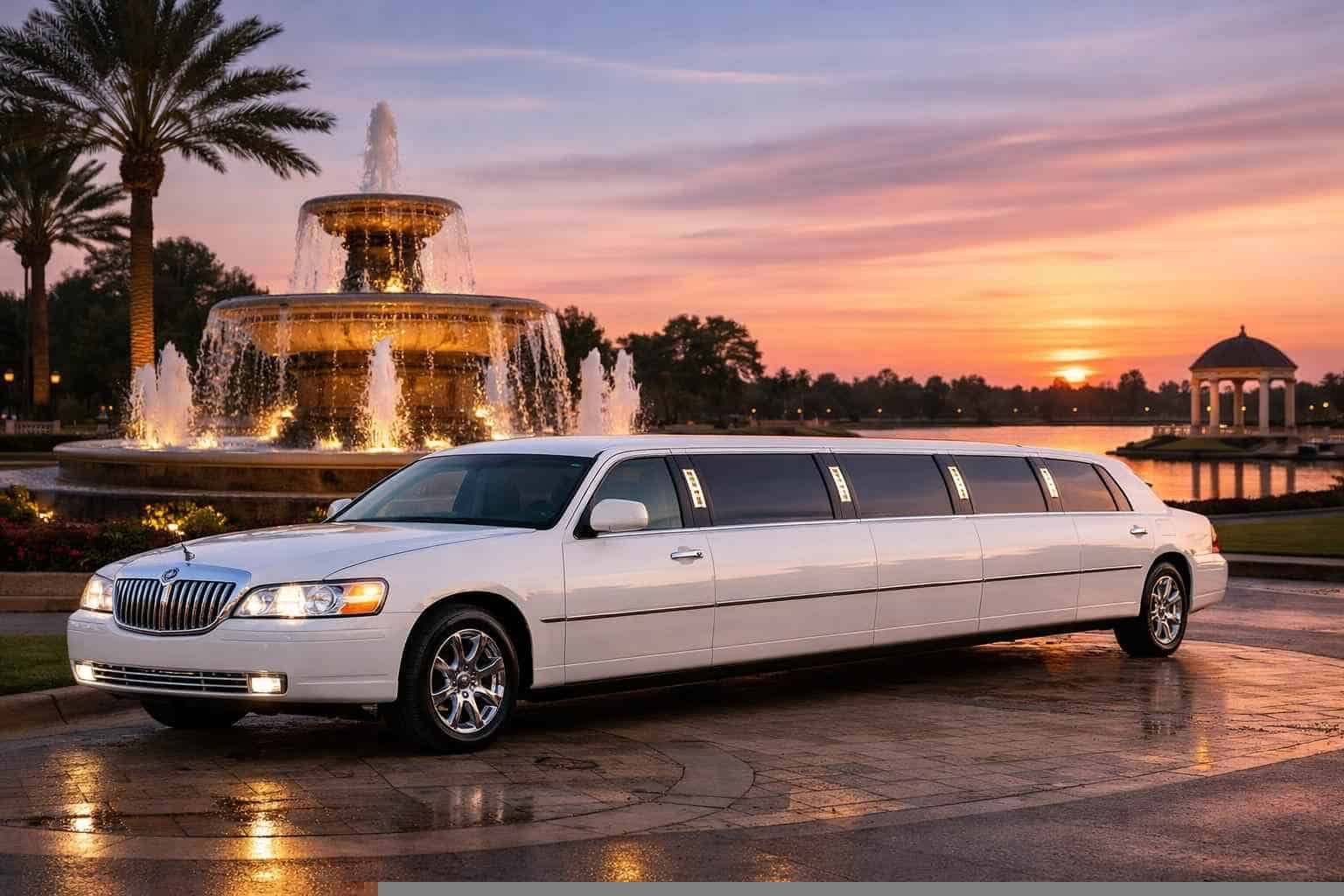 Best White Limo Rental in Deer Park Texas