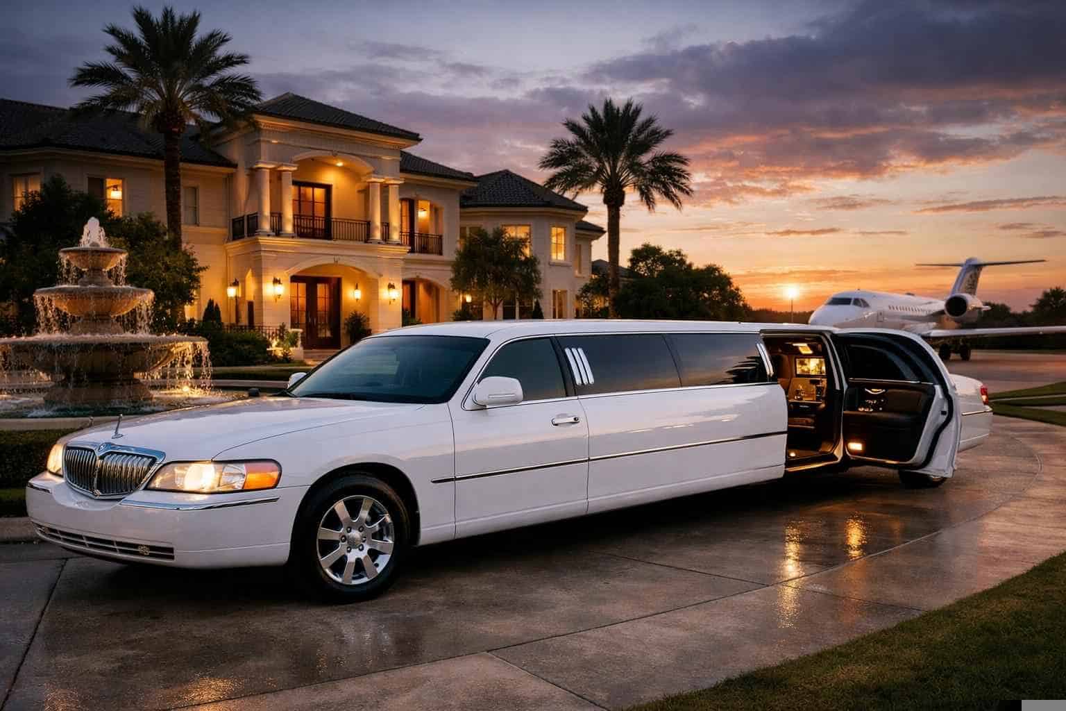 Best White Limo Rental In Friendswood Texas